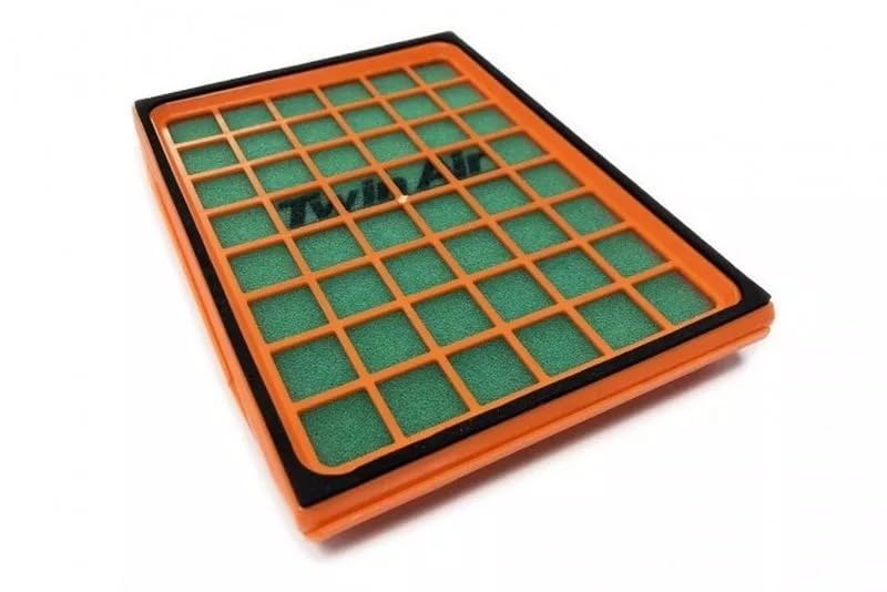 Filtro de aire de alto rendimiento pesado + marco filtro compatible para moto KTM 750 Adventure R KTM 890 Adventure R 19- Compatible con Husqvarna 901 Norden Twin Air 154524P Power Flow