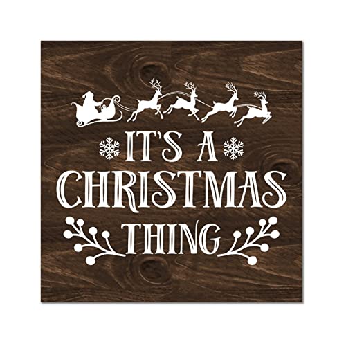 Plaque murale en bois cadeau de Noel ideal pour femme a suspendre comme decoration de maison