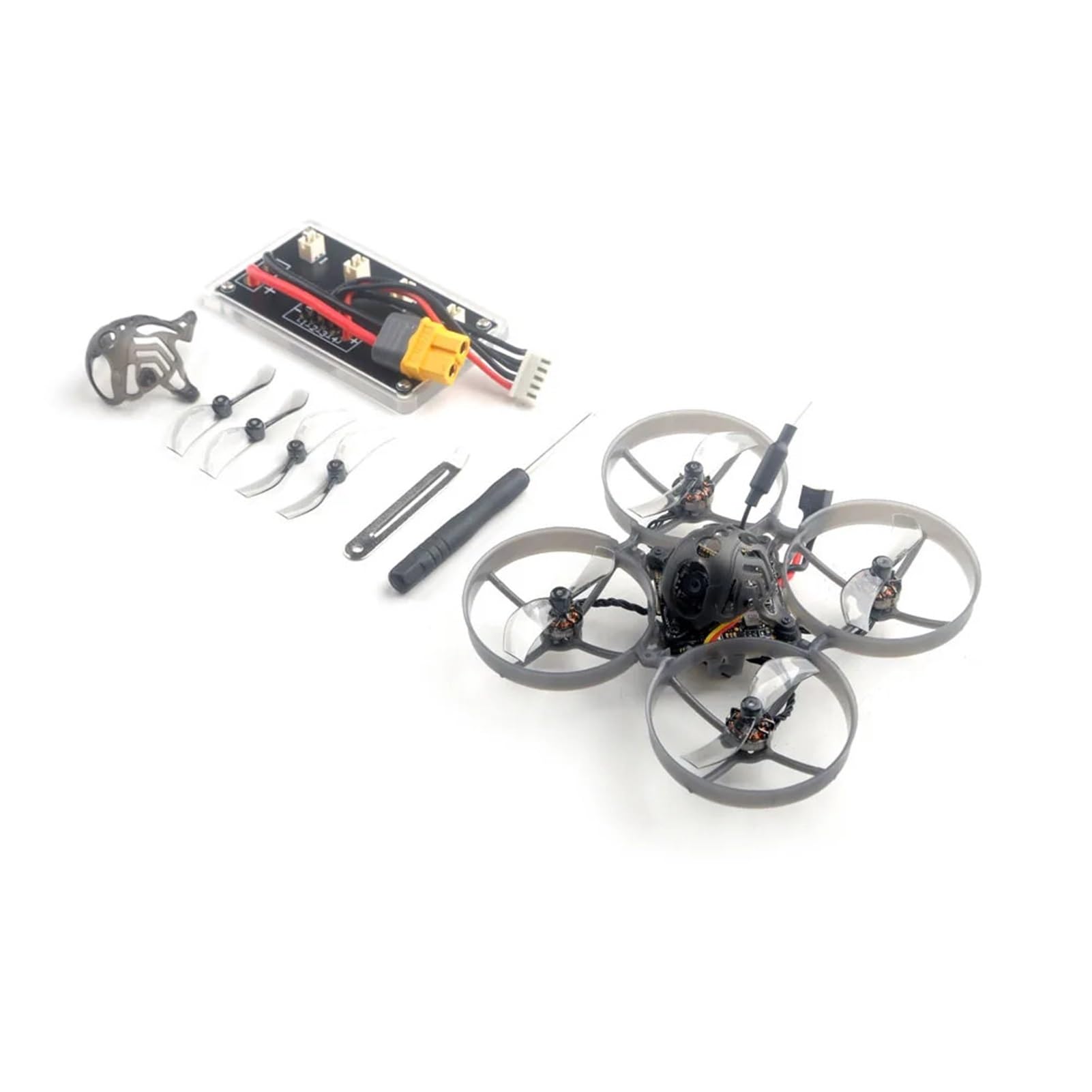 Compatible con el dron de Carreras Happymodel Mobula7 Mobula 7 1S 75 mm Micro FPV Whoop RC FPV con 5,8 G 400 MW VTX Caddx Ant RS0802(ELRS 2.4G Receiver)