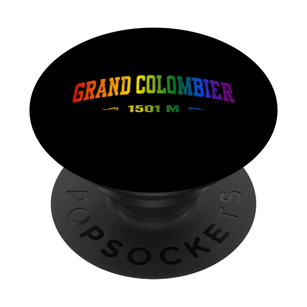 Grand Colombier Cycling Bike Souvenir PopSockets Swappable PopGrip, Black