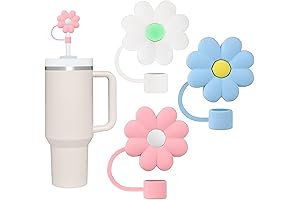 Stanley Cup Straw Cover Flower 3 Pack