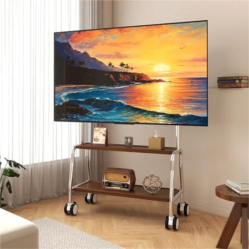 Soporte móvil para TV 32-75" acero inoxidable miniatura 3