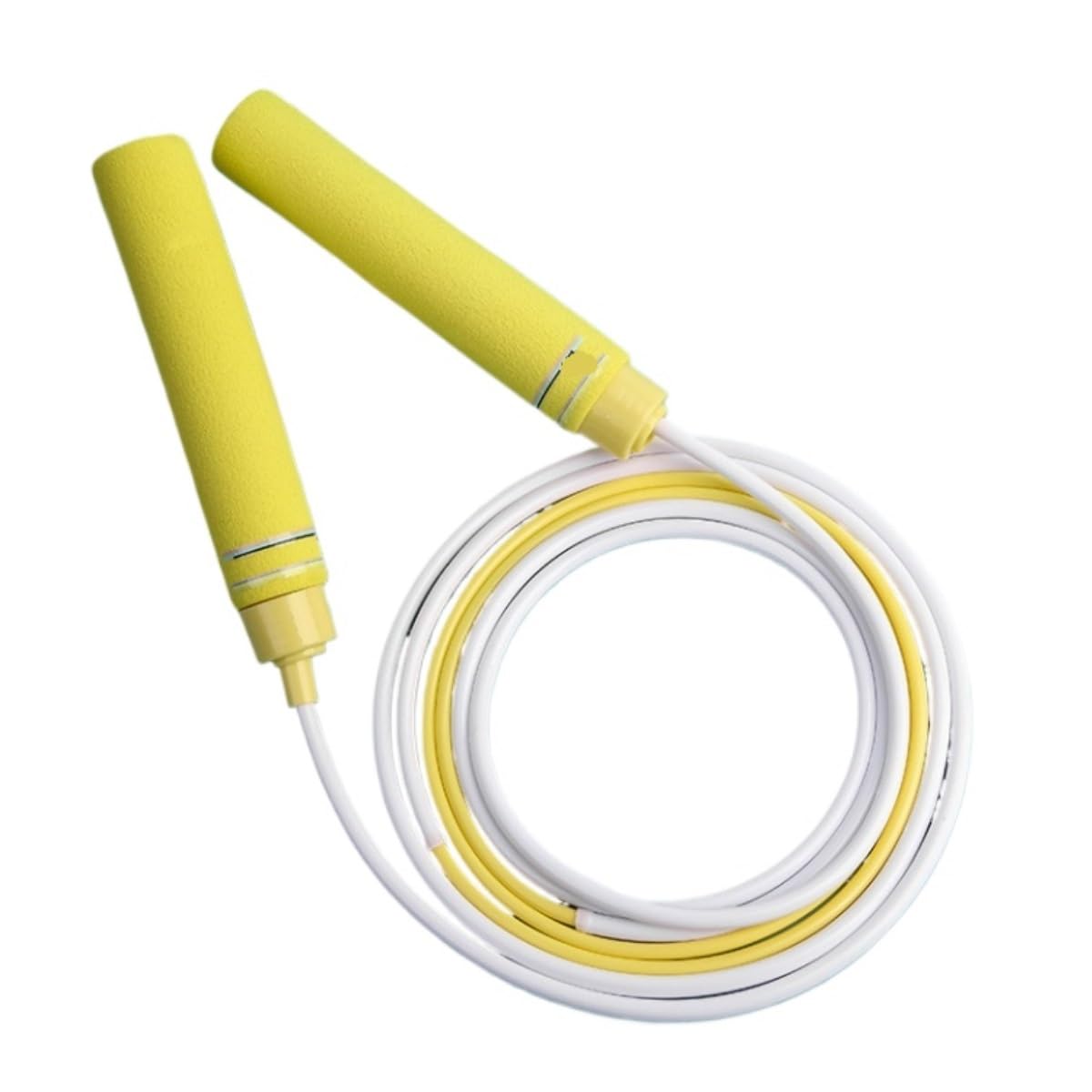 Skakanki Do Fitnessu Wygodna Skakanka Do Szybkiej Skakanki Przenośny Sprzęt Do Ćwiczeń Fitness Skakanka Sportowa(Yellow)