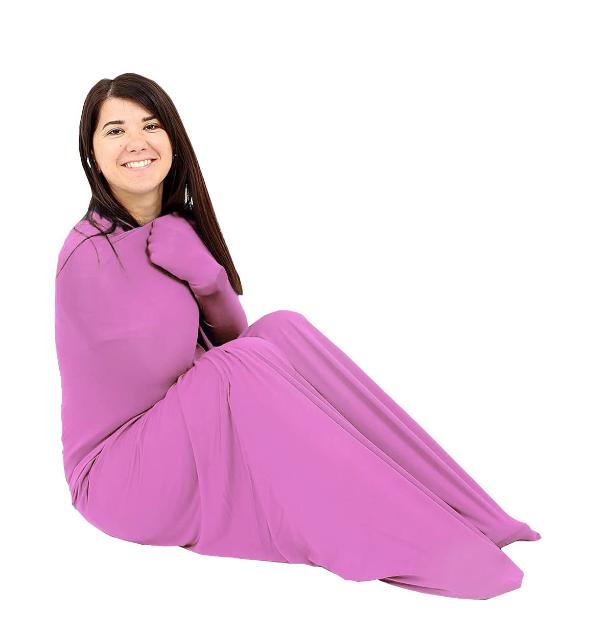 IKDSDKEM Relaxing Sensory Toys Socks Processing Disorders Body Wrap to Relieve Stress Anxiety Autism ADHD ADD Tactile Items for Therapeutic Play (Color : Pink, Size : XL/X-Large)