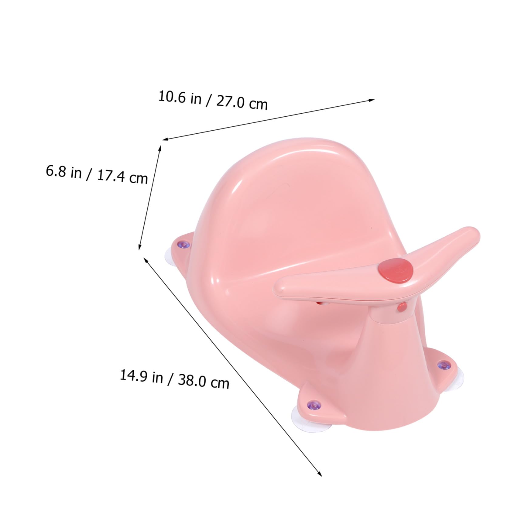 ORFOFE Asiento de Baño para Bebés Asientos de Baño para Pequeños para Recién Nacidos para Bañera o Ducha