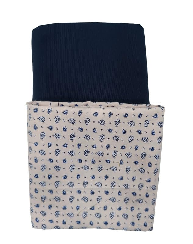 Men's Print Shirt and Trouser Unstitched Fabric Set -Gift Pack (Multicolour_Free Size)_02-image-9