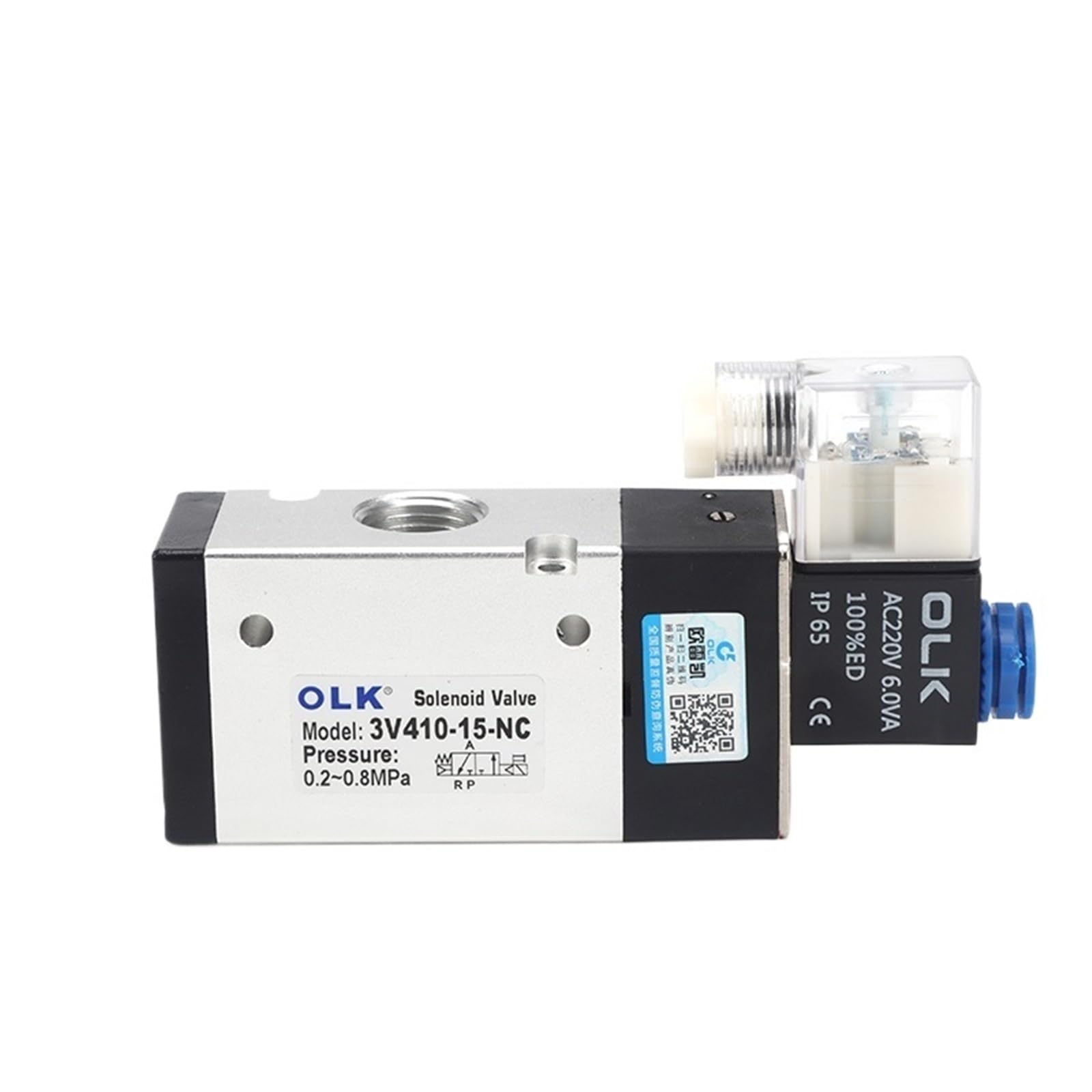 Vanne d'air pneumatique 4V110-06 distributeur 5/2 DC12V micro