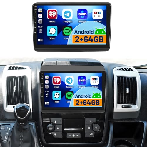 Radio Android pour Fiat Ducato avec Carplay sans fil et GPS intégrés
