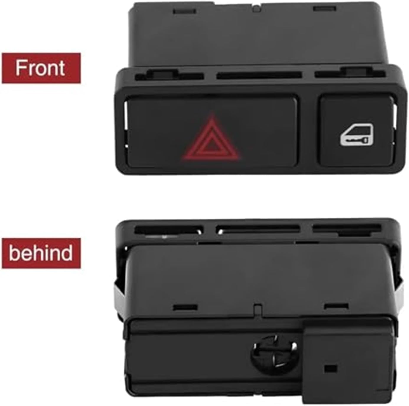 Hazard Warning Light Switch Emergency Flasher Switch, for, E46 E53 E85 325 X5 3 Series On Off Door Central Lock 61318368920 Car Hazard Warning Switch