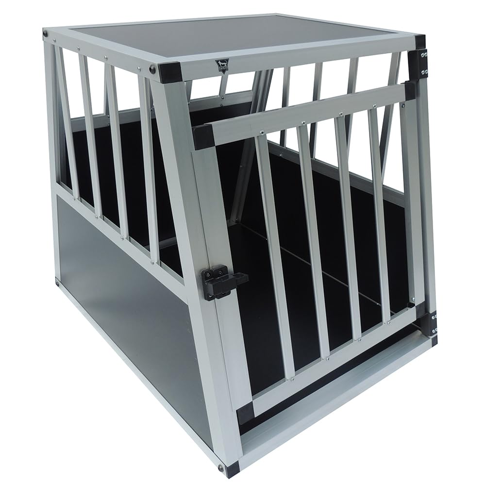 Villa Hunde Transportbox - Sicherer, bequemer Transport für deinen Hund - Stabile Konstruktion, in versch. Größen erhältlich - Leicht, langlebig und einfach zu reinigen (69 x 60 x 54 cm)
