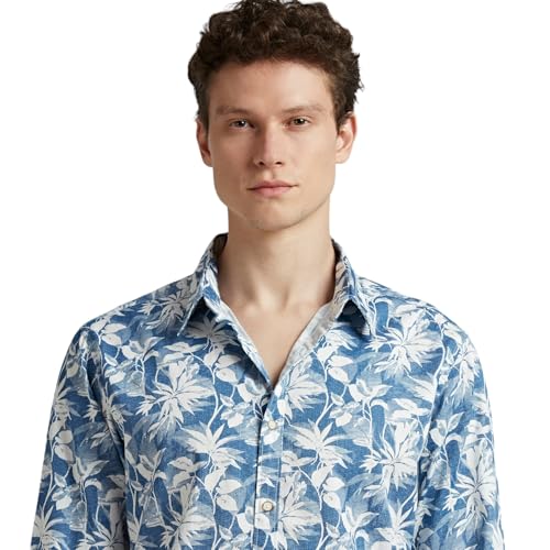 Image of Pepe Jeans Men's Casual Shirt | Trendy Printed Shirt for Men| Regular Fit | Full Sleeve | Available in Plus Size, Cotton