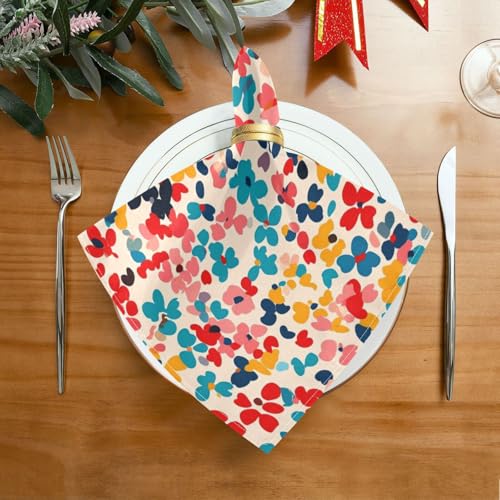 Servilletas de Tela Multicolor Cuadradas 20 x 20 in Pack de 4 miniatura 3