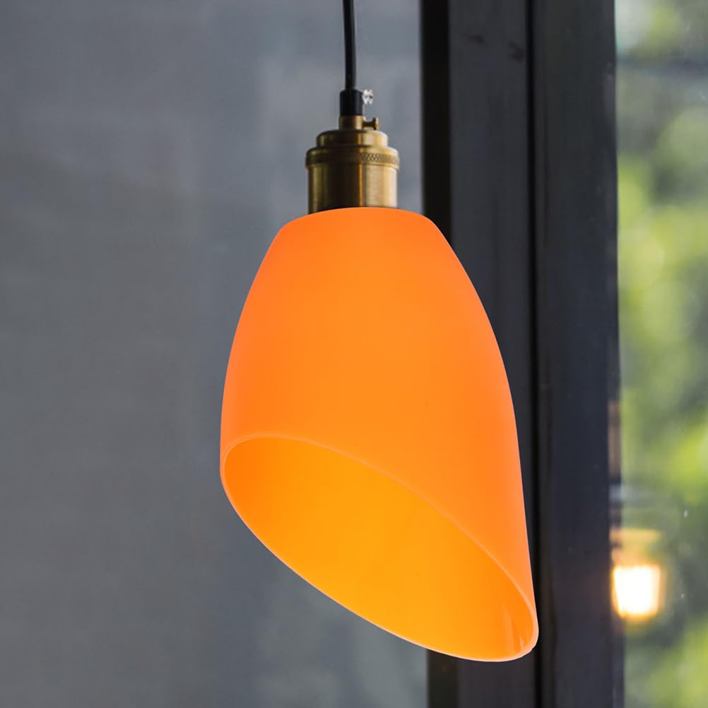 LIFKOME Inclined Horseshoe Plastic Lampshade Replacement Light