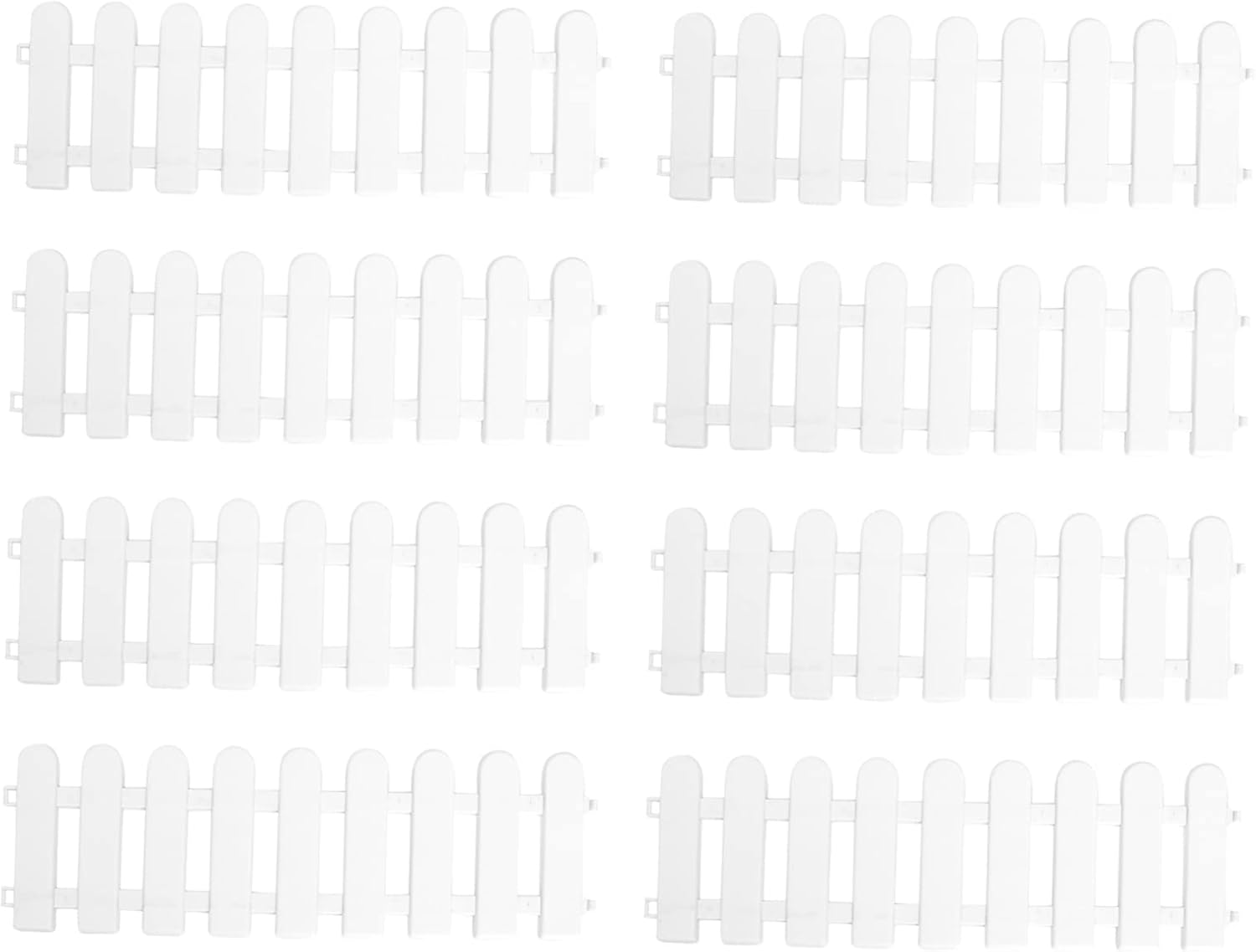 8pcs Decorative Fence for Garden Crawl and Enclosure Charming Garden Border Panels High Easy to Use for Indoor and Outdoor Spaces