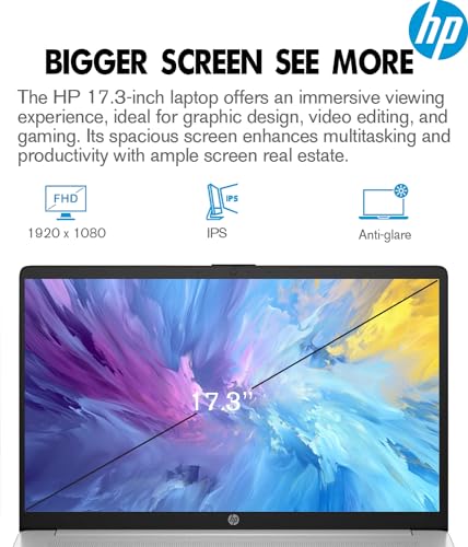Laptop HP 17.3 pulg i3 32GB RAM 1TB SSD Windows 11 Pro miniatura 5