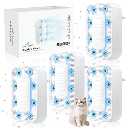 Air Ionizers for Home, 10 Times Efficiency Improvement, 99% Odor