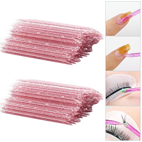 200 Pieces Nail Stick Cuticle Pusher, Nail Care Sticks, Cuticle Manicure And Pedicure Stick For Fingernail, Cleaning Cuticle Stick (Pink) #TOP3