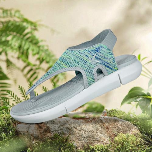 Image of KazarMax FlexiKnit Women Casual Sandal | Breathable | Stylish | Anti-Skid | Durable | Comfortable | Sporty Thong Sandals