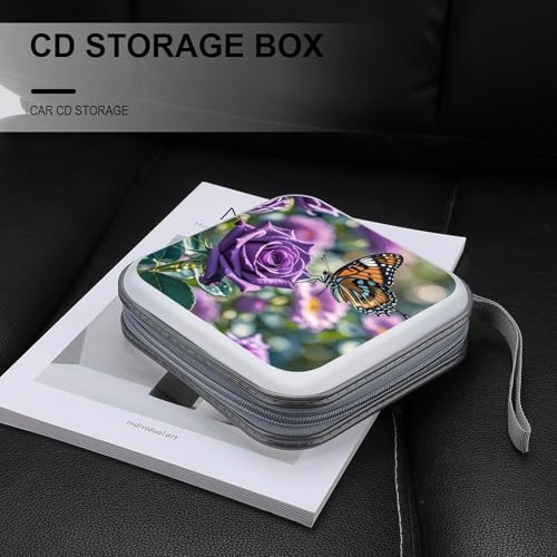 Bolsa portátil para CD ideal para viajes en coche y almacenamiento 6