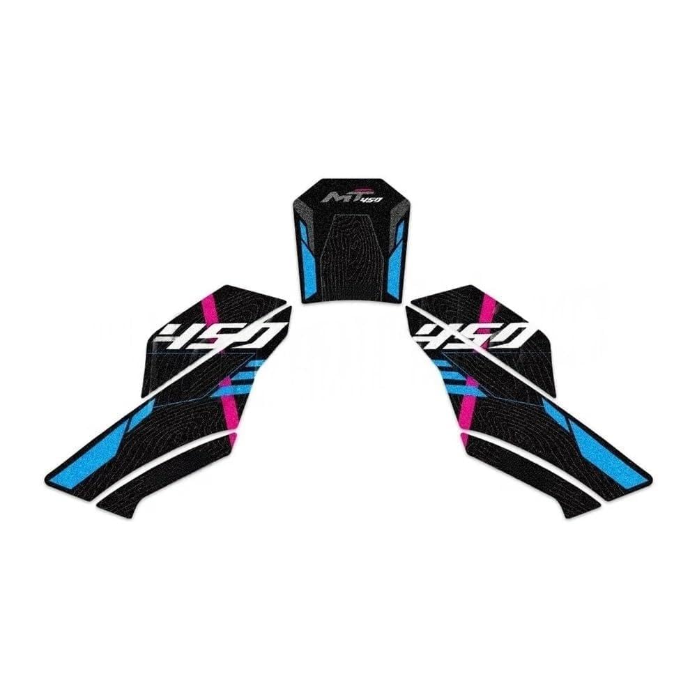 Autocollant de réservoir moto 450MT protège réservoir grip antidérapant