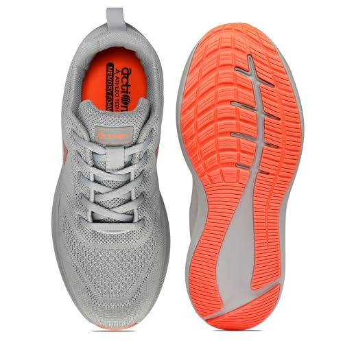 Image of Action | Athleo | ATG-496 | Men's | Lace-Up | Running | Shoes | Comfortable | Lightweight | Breathable | Durable | Sports | Shoes