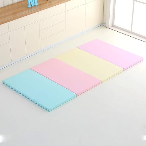 Amazon Co Jp Lhr 家庭用落下防止クロールマットxpeベビークロールマット折りたたみ式肥厚赤ちゃん4 Cmステッチマット子供のプレイマット A Color E Size 130cm 240cm 4cm ベビー マタニティ
