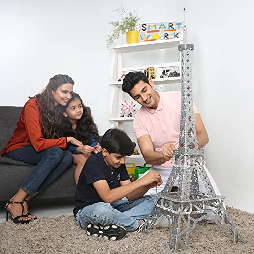 Image of Mechanix Eiffel Tower, STEM Toy, Building and Construction Set, Miniature Wonder for Boys and Girls Age 7+ Years