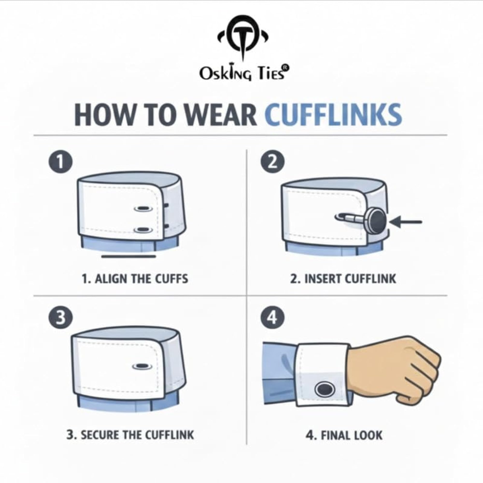 Crystal Metal Cufflinks for Men, Elegant Round Accessories
