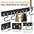 GARLWOLEX 34 Inch Garden Tool Organizer Wall Mount with Non Slip Rubber Coated Metal Hooks, Storage Rack for Indoor/Outdoor Shovel, Rake, Mop and Broom Holder Wall Mount ? 10 Hooks+10 Holders