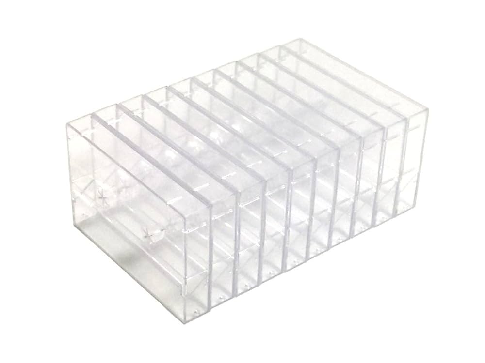 カセットテープ　10本 Amazon | カセットテープ・ケース クリア 透明 10本セット 標準