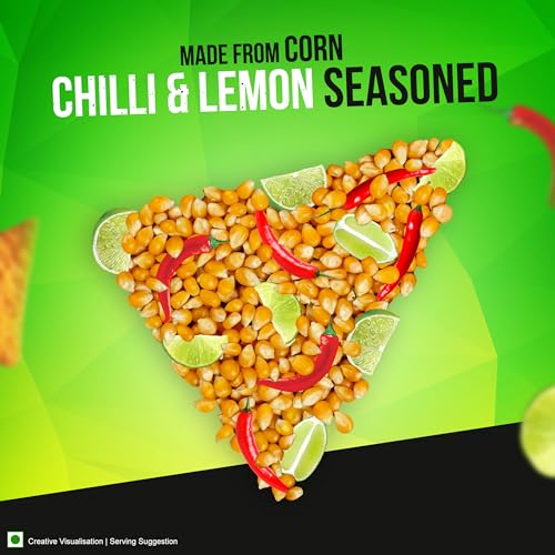Image of Bingo ! Nachos Chilli Limon Flavour, Free Dip, Crunchy, Crispy Nacho Chips, Made Of Corn, Snacks Pack,85.4g / 82.5 Gram /80G(Weight May Vary)