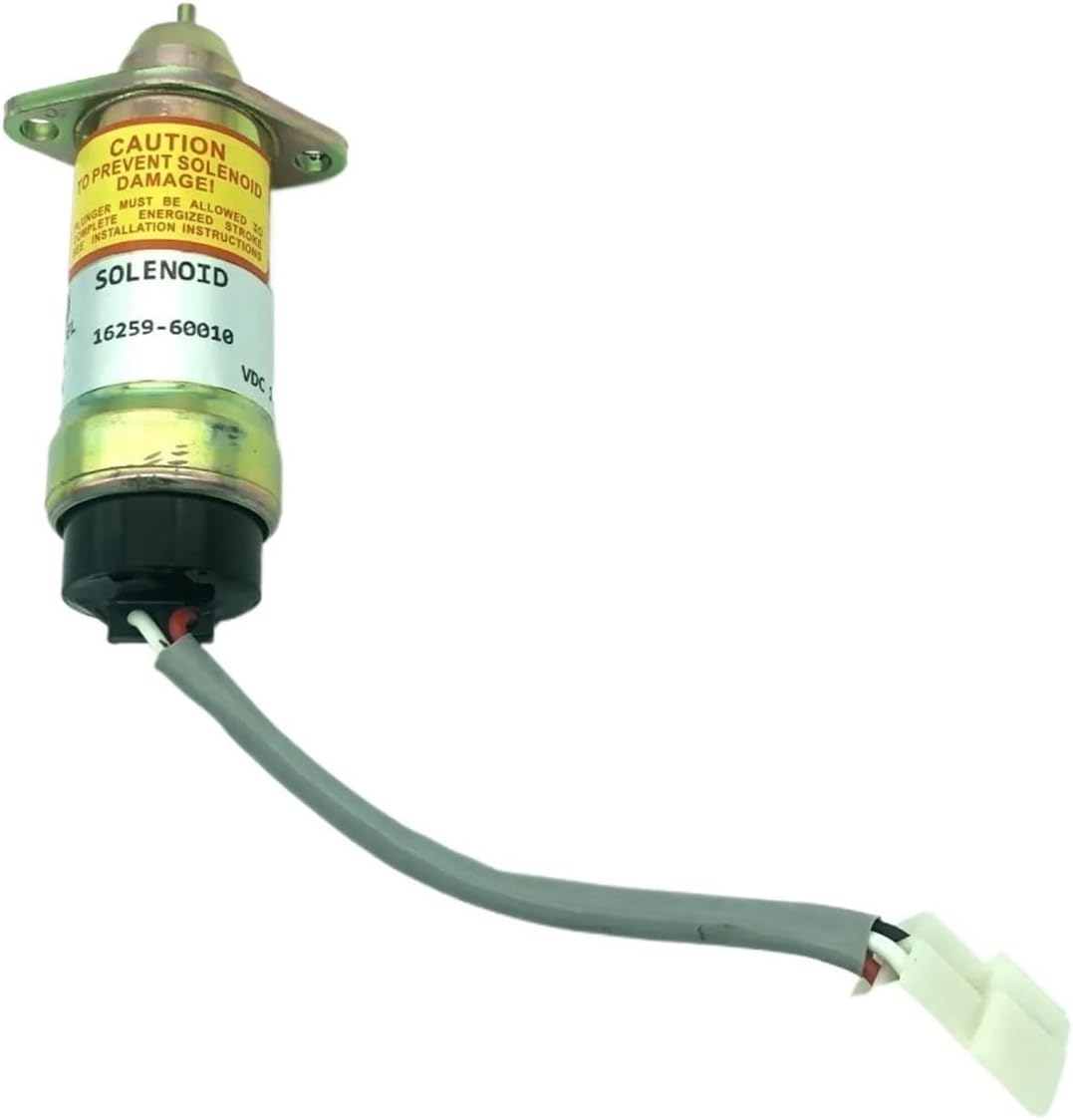 Fuel engine stop shutoff Solenoid 16259-60010 MV1-48 12v D1105 V1505 TW150DHB TW150VTR TW190 TW S426TDHB