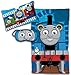 Jay Franco Thomas The Tank Engine 3 Piece Sleepover Set - Cozy & Warm Kids Slumber Bag with Pillow & Eye Mask (Official Nikelodeon Product)