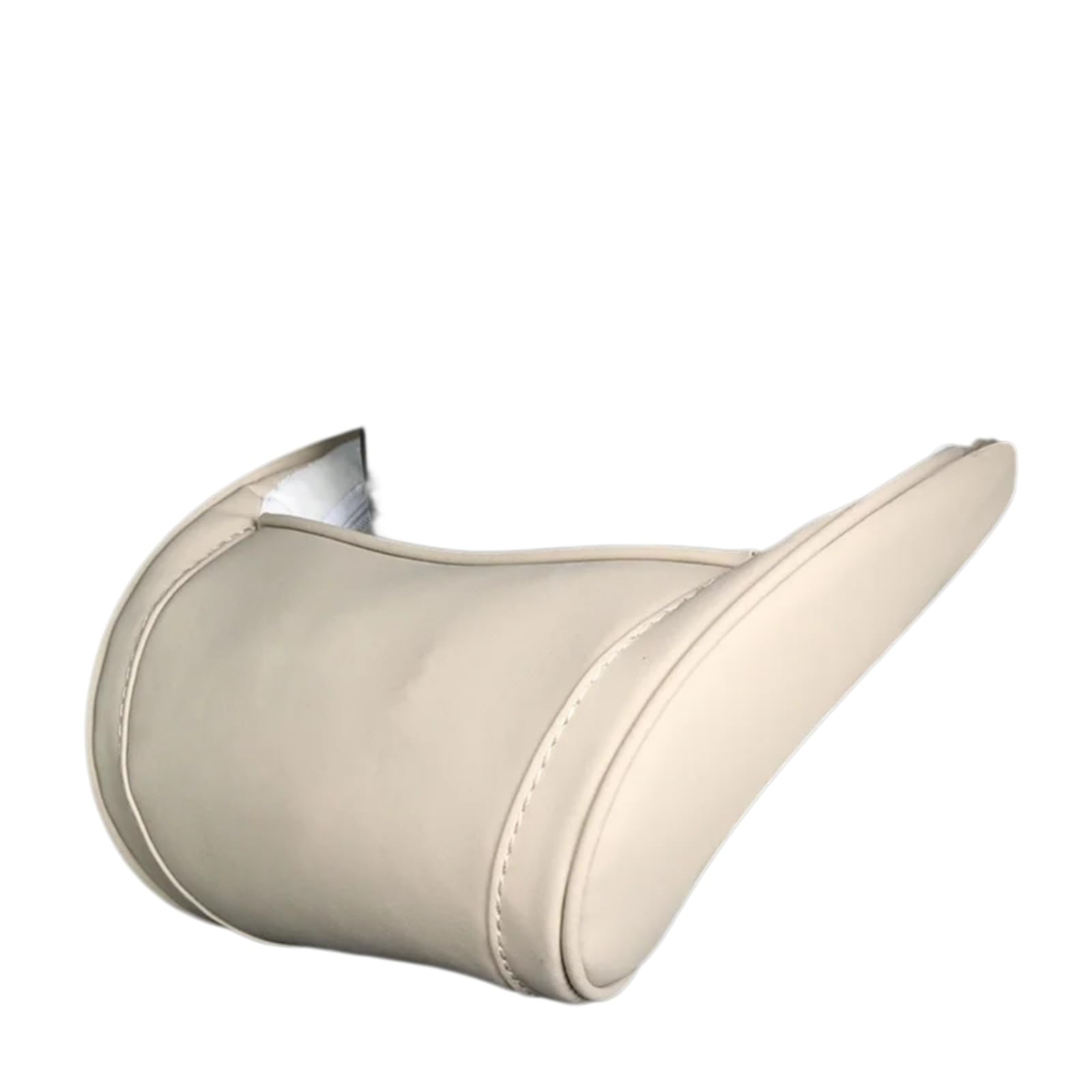 Cuscino Auto, Lombare del Collo Dell'auto Poggiatesta E Compatibile, Supporto Posteriore in Pelle Schiuma di Memoria-Coffee-2 PCS