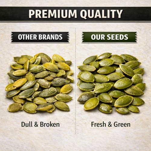 Image of Dry Goods Co Premium Pumpkin Seeds 200g | Raw & Natural Pepitas | High Protein Healthy Snack | Rich in Magnesium & Fiber | Superfood Seeds | No Additives | Lab Tested