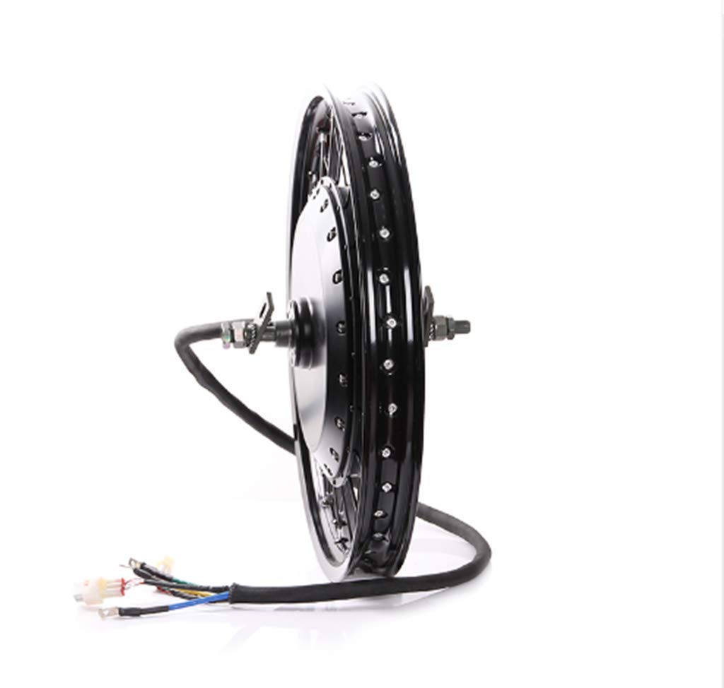 QS V3 273 8KW Peak hub 3.5T HIGH Speed Motor Wheel Mounted with 19-1.85 ”Motorcycle Rim and 80/100-19 offload tire
