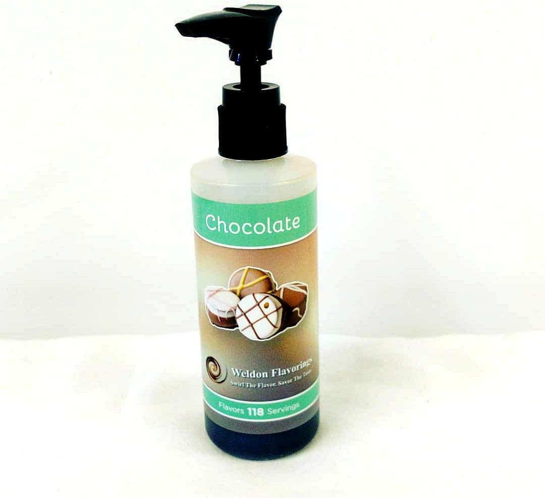 (New) Chocolate Unsweetened Coffee Flavoring (Includes Pump)