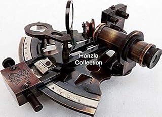 BRASS WORKING SEXTANT NAUTICAL ANTIQUE BRASS NAVIGATION MARINE FUNCTIONAL POCKET