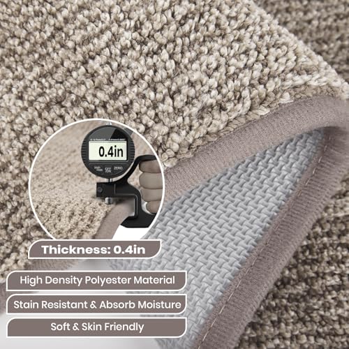 Image of Washable Runner Rug 24 inch x 96 inch Rectangular, Non Slip Absorbent Indoor Entryway Rug for Floor, Laundry, Hallway, Bedroom (Roll Packing)
