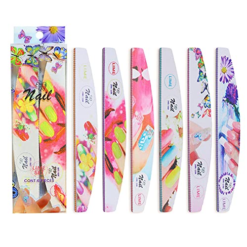 6pcs de Paquete Kit de Uñas Removedor el Esmalte, de Manicura para Limpiar Uñas y Quitar Cutículas Cover