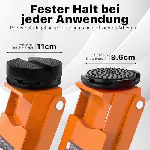 Springer 2,5T Rangierwagenheber HRW 25LS – Quicklift Hydraulik Wagenheber & Autoheber mit Ablage &...