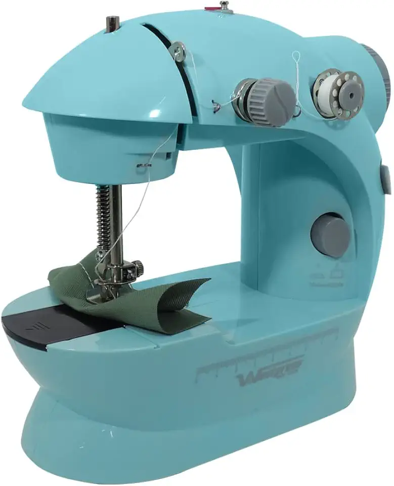 Mini Máquina de Costura para Reparos e Tecidos Leves West-222