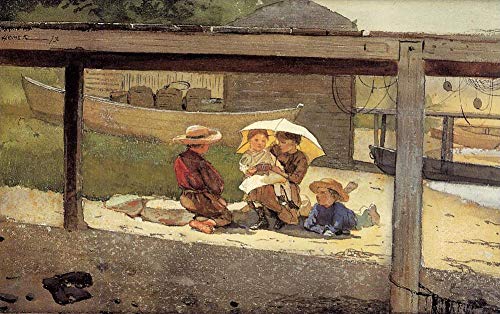Tableau Winslow Homer maternité en peinture à l'huile sur toile