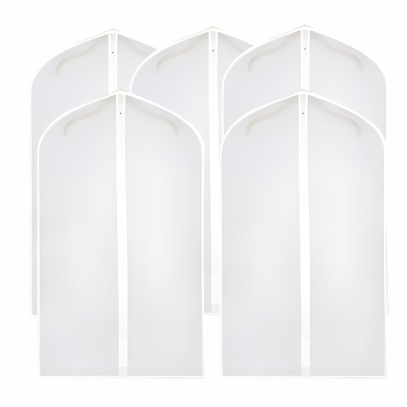 Housses vêtements transparentes anti-poussière zip penderie chemise