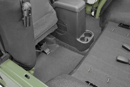 BedRug Jeep Kit - BedTred BTTJ97F fits 97-06 WRANGLER TJ/LJ FRONT 3PC FLOOR KIT (WITH CENTER CONSOLE) - INCLUDES HEAT SHIELDS by Bedrug - Image 2