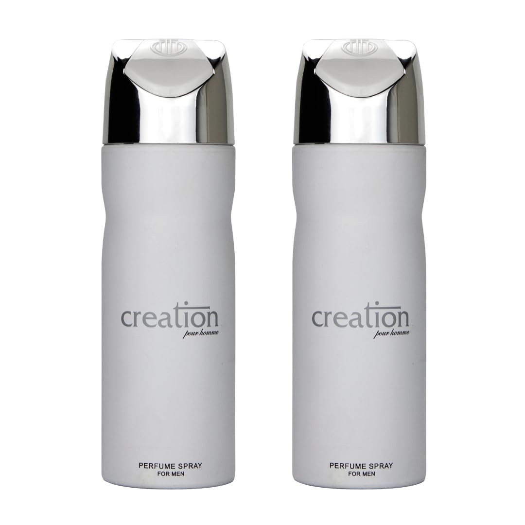 BaugSons Creation Pour Homme Perfume Spray | Deodorant for Men (Pack of 2 x 200 ML)