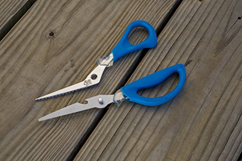 Cuda 8-Inch Titanium-Bonded Detachable Fishing Scissors With Fish Scaler & Bottle Opener (18854) #TOP4