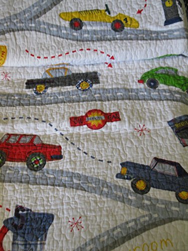 Charles Street Kids Cars Reversible Quilt Twin