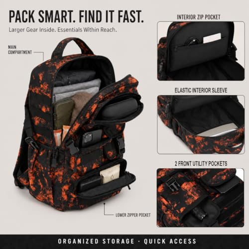 Image of Small Tactical Backpack for Men, 25L Military MOLLE EDC Daypack