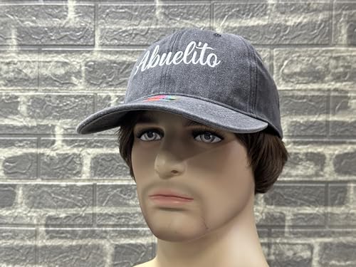 Image of Embroidered Adjustable Baseball Hat for Men Women, Washed Cotton | Premium Embroidery Design, Adjustable Metal Buckle Closure, Simple Lifestyle Wear